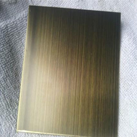 仿銅拉絲鋁單板